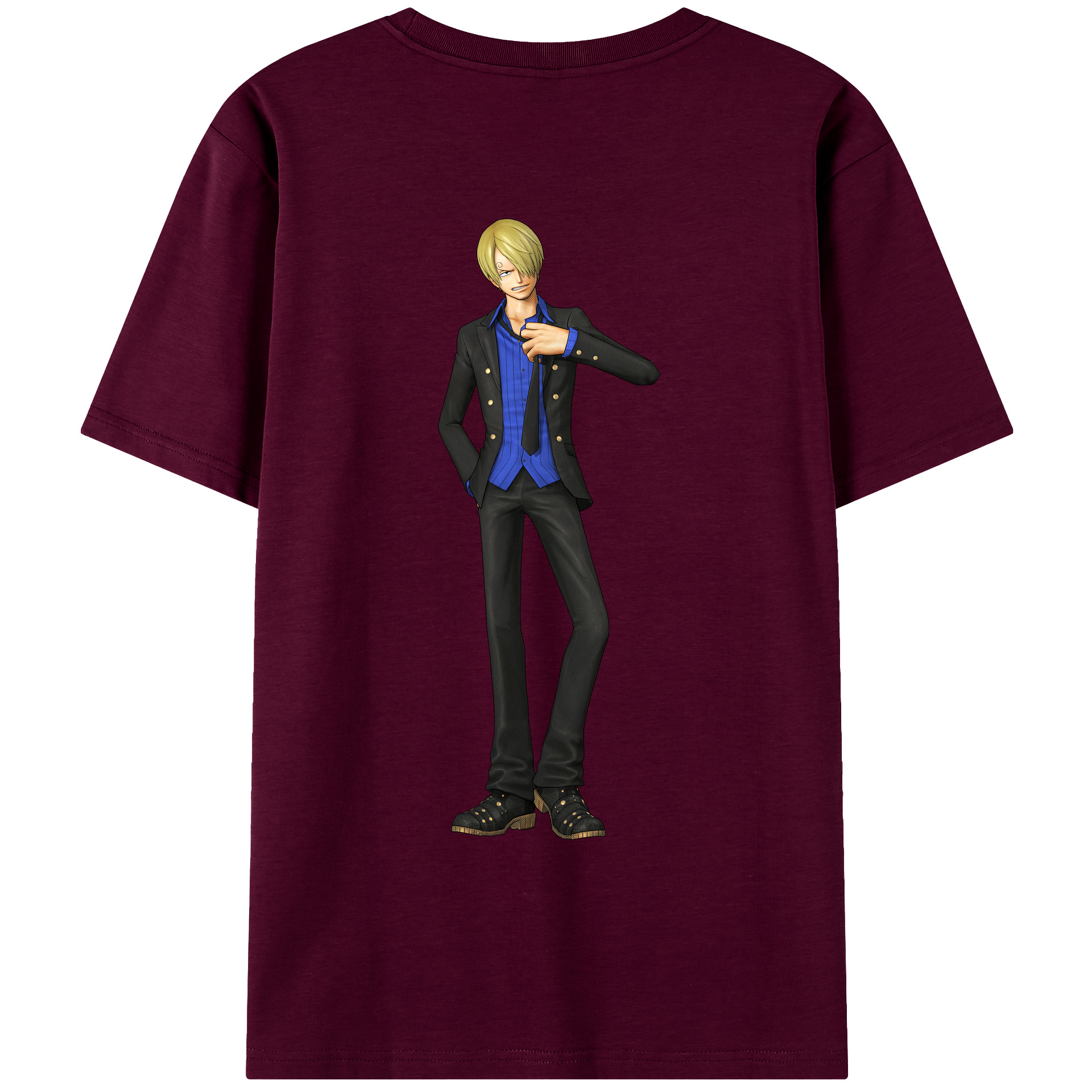 （画像用） ワンピース サンジ ONE PIECE Sanji レディース半袖Tシャツ(バックプリント)